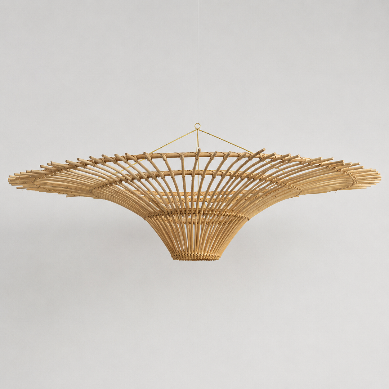 Pendente Rattan Daire Ø200xA45cm