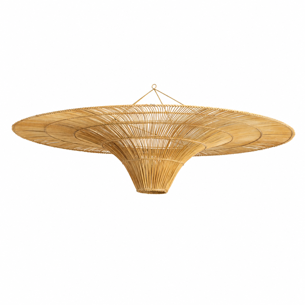 Pendente Rattan Daire Ø150xA33cm