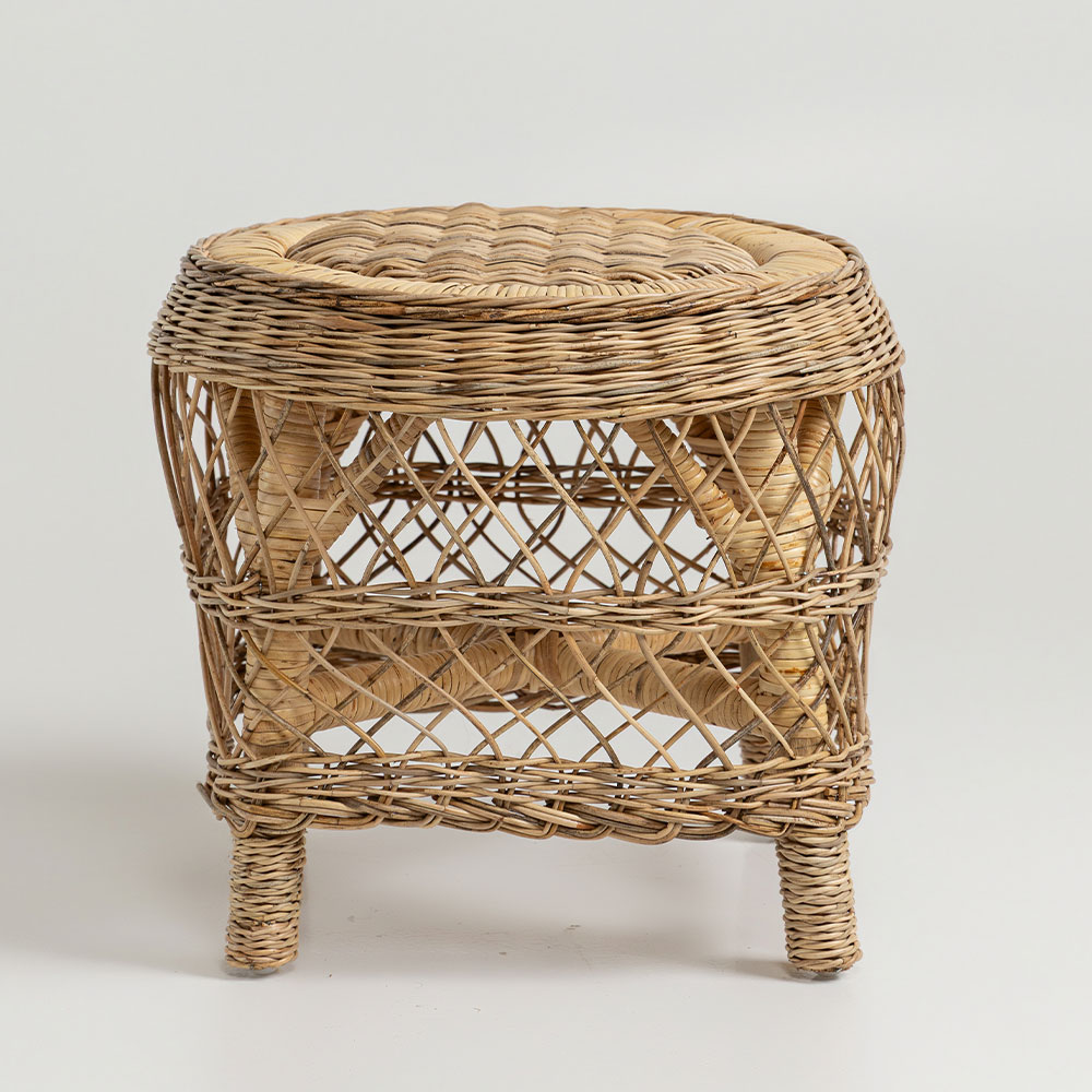 Banco | Mesa Rattan Serena Classic  D44xA36cm
