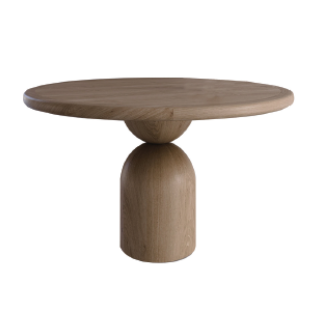 Mesa Jantar Madeira Kamodo - Ø:160 X A:75 CM