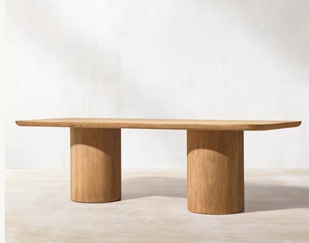 Mesa Jantar Retangular Madeira Teca Mason C244xL107xA76cm