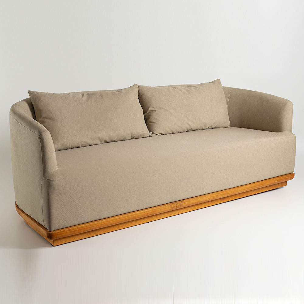 Sofá Madeira Teca Lisbon C213xL90xA74cm (Outdoor UV)