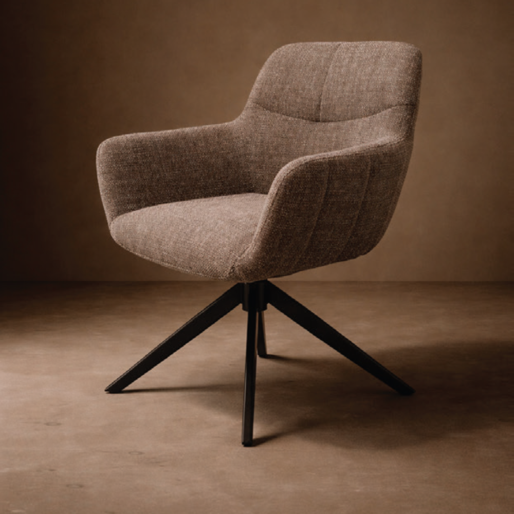 Cadeira Signature Naxos Marron L64xP64xA86 CM