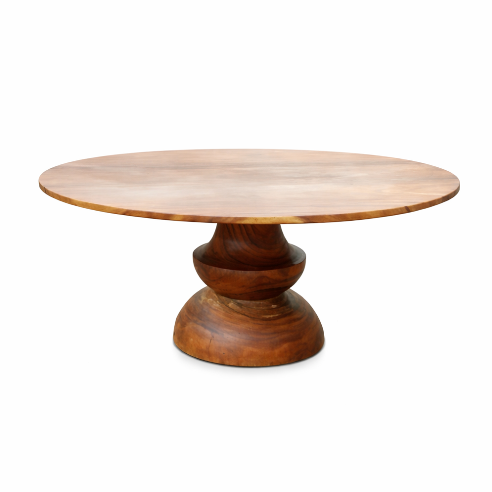 Mesa Jantar Redonda Madeira Suar Garuda Ø160xA75cm