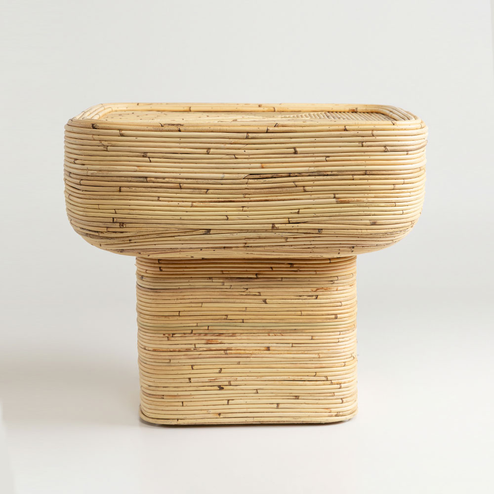Mesa Lateral Rattan Sumatra C60xL50xA60cm