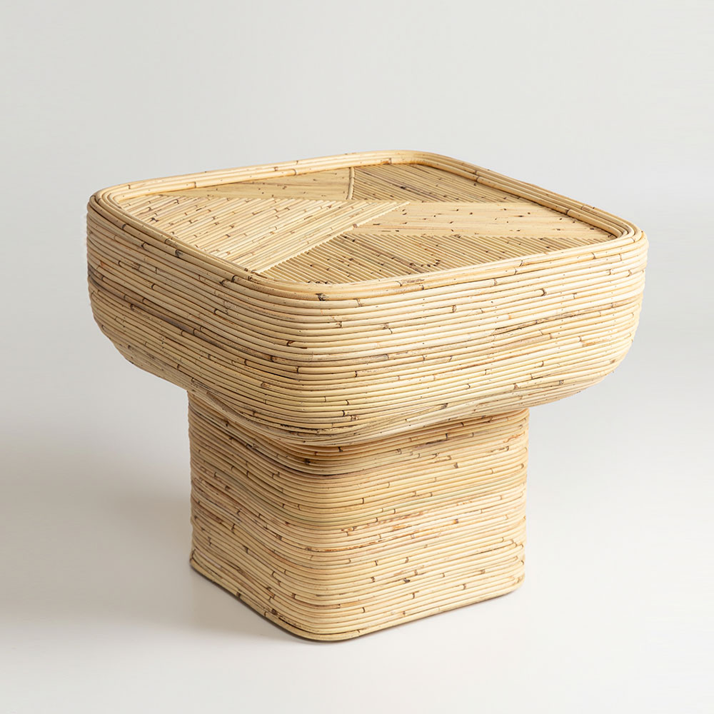 Mesa Lateral Rattan Sumatra C60xL50xA60cm