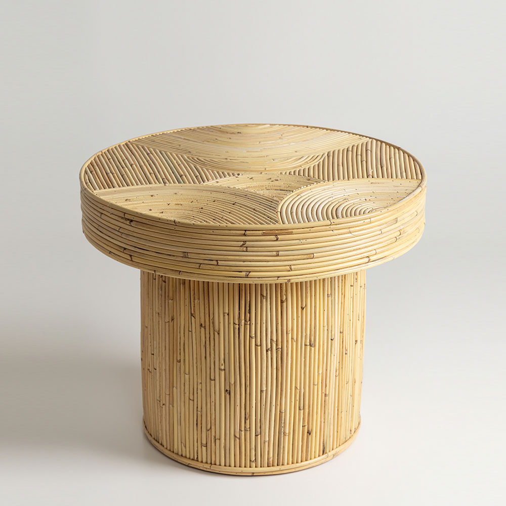 Mesa Centro Rattan Lanna Ø60xA50cm