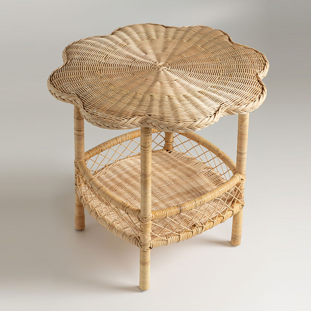 Mesa Lateral Rattan Hana Ø63xA60cm