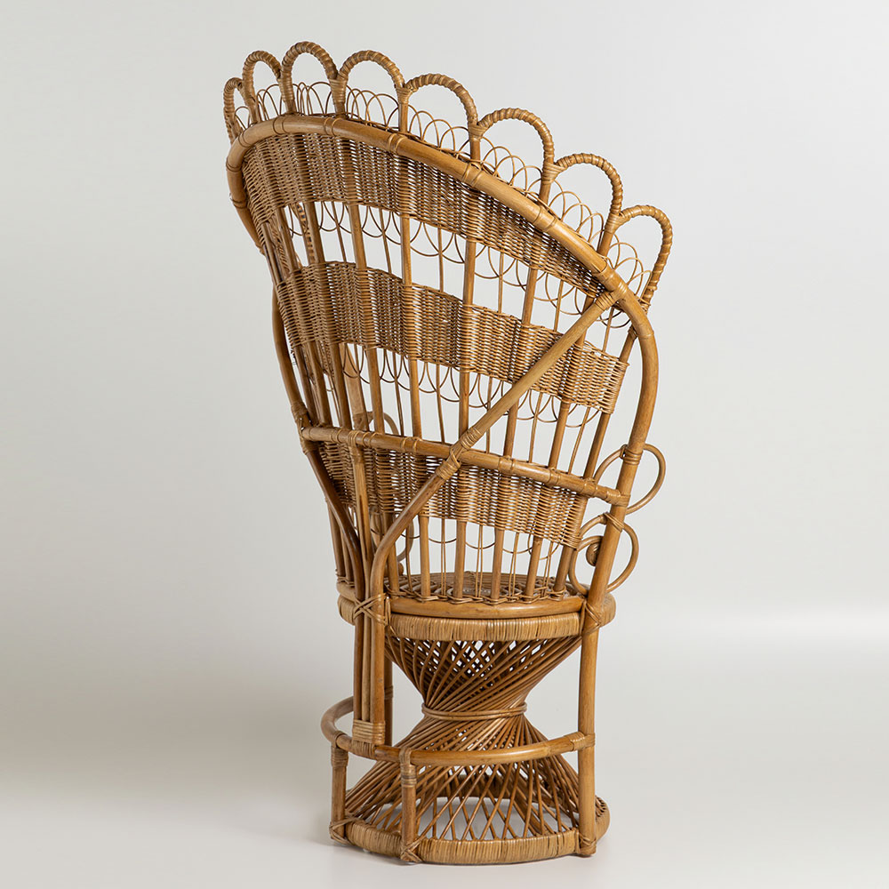 Cadeira Rattan Rani C92xL82xA141cm