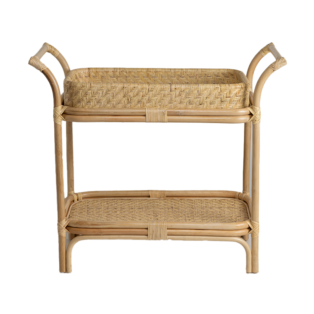 Carrinho Bar Rattan Ceningan C97xL43xA91cm