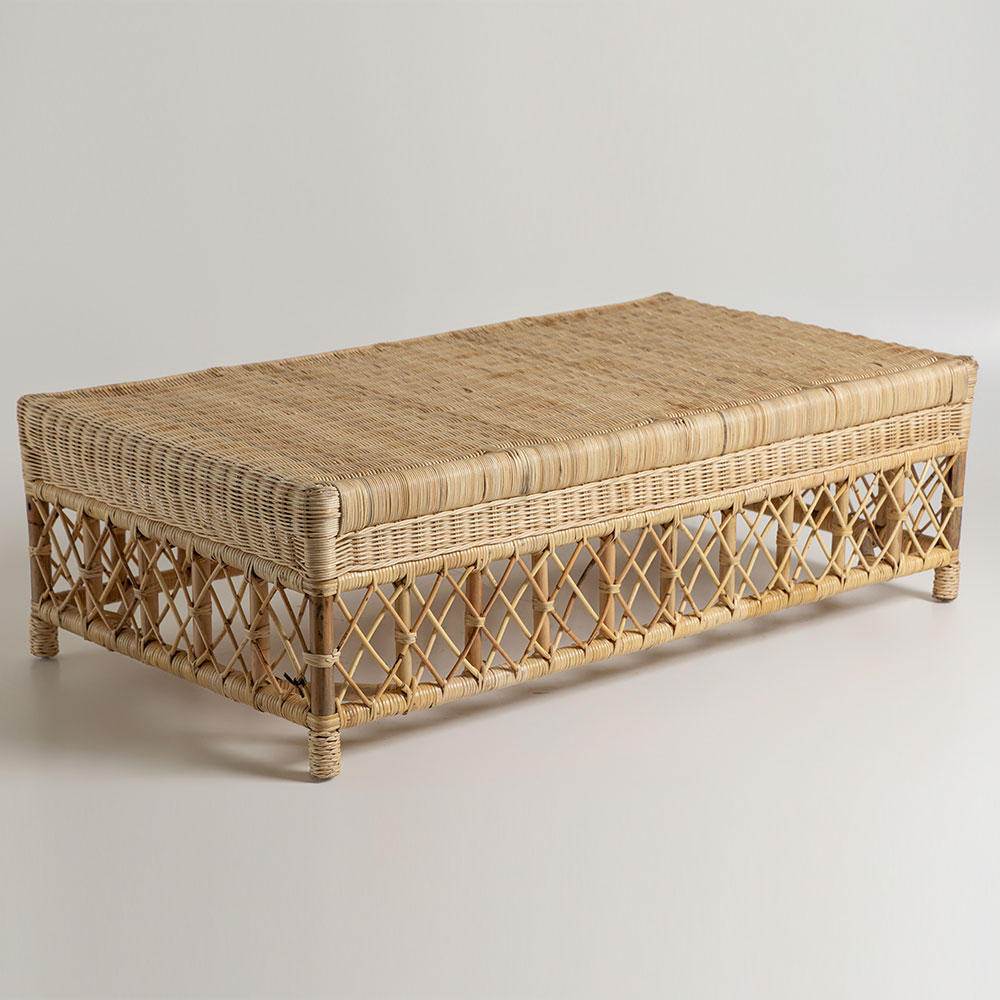 Mesa Centro Rattan Seram C120xL60xA30cm