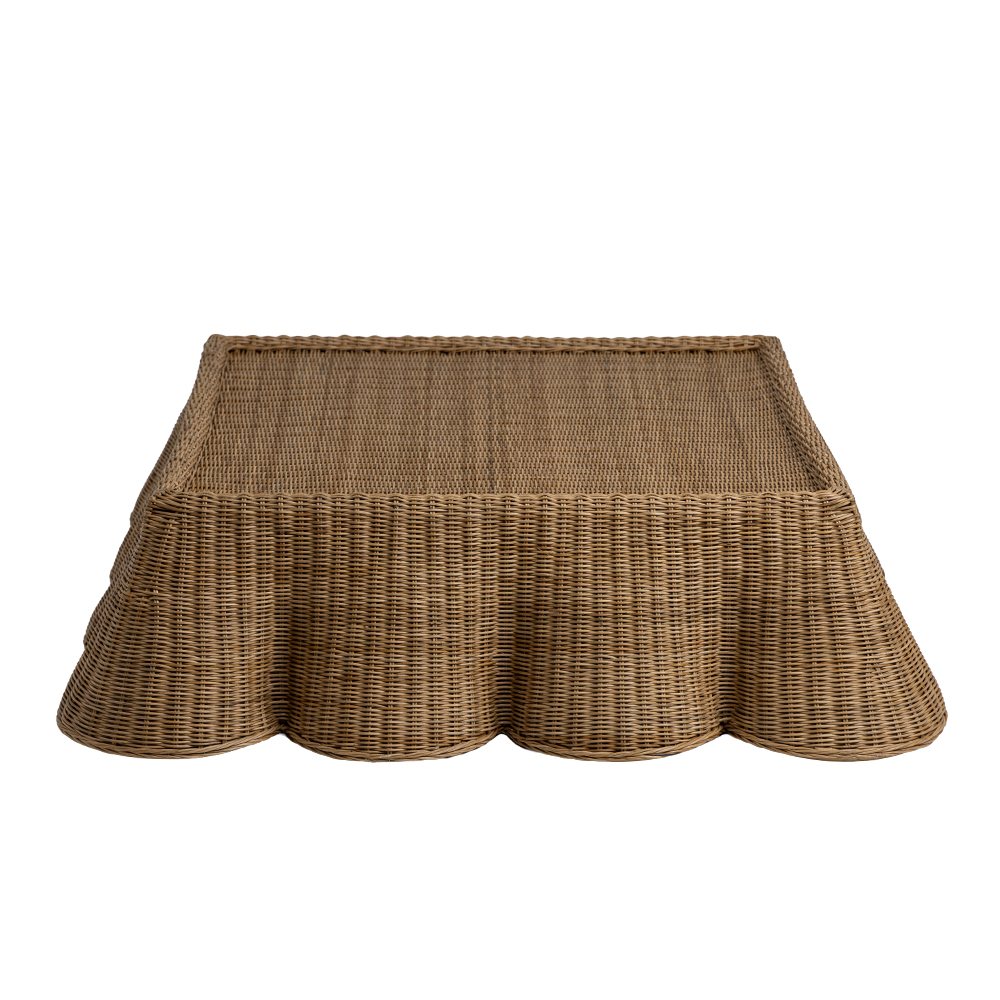 Mesa Centro Rattan Zhen C110xL110xA30cm