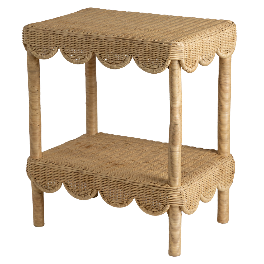 Mesa Lateral Rattan Sorah C60xL60xA50cm