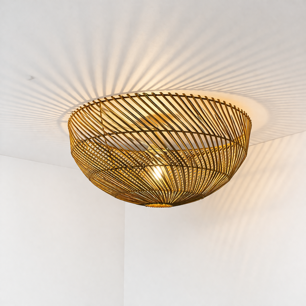 Pendente Rattan Kaya Ø60xA25cm