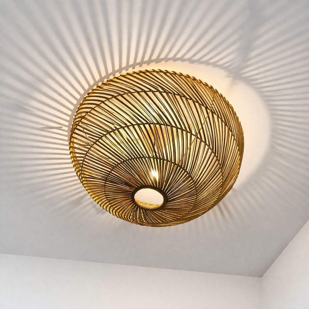 Pendente Rattan Kaya Ø60xA25cm