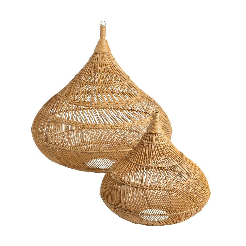 Pendente Rattan Cahaya P Ø40xA40cm