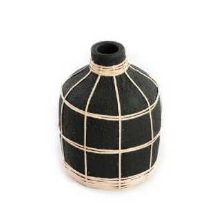Vaso Terracota Ambok Black II Ø:12 X A:18 CM