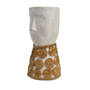 Vaso Terracota Contik L:12 X P:13 X A:30 CM