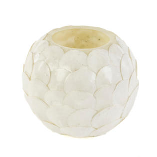 Vaso/Porta Vela Conchas Painan