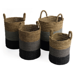 Conjunto Cesta Seagrass Gayo