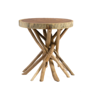 Mesa Teca Wokan I  - Ø:50 X A:47 CM