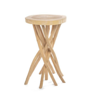 Mesa Teca Wokan II - Ø:55 X A:102 CM