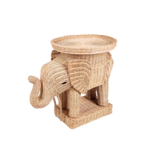 Mesa Lateral Rattan Gajah C72xL40xA55cm