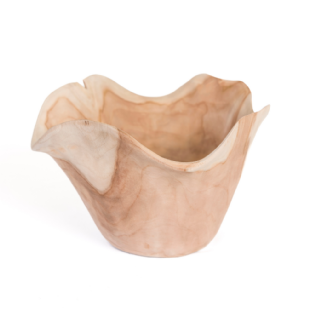 Decoração Madeira Bowl Rose Ø30xA15cm