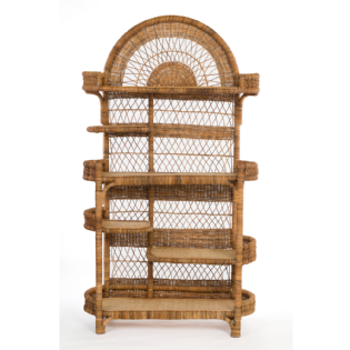 Estante Rattan Magret L:110 X P:40 X A:200 CM