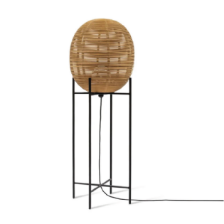 Luminaria Piso Rattan | Metal Divine A:115 CM