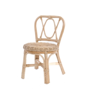 Cadeira Infantil Rattan Evie L:31 X P:28 X A:48 CM