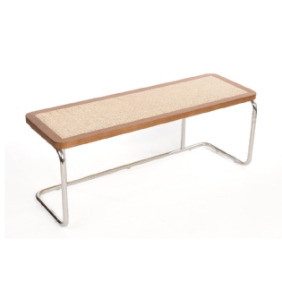 Banco Metal/Fibra Sintetica Maison L:120 X P:40 X A:47 CM