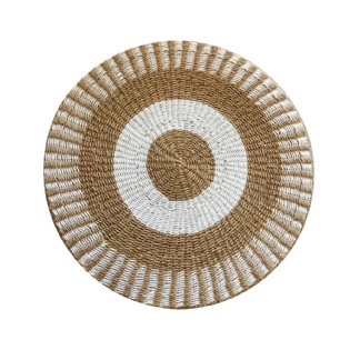 Tapete de Fibra Natural N1 - Ø:120 X A:02 CM