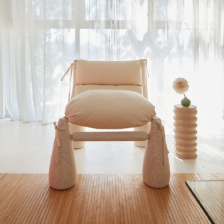 Poltrona Madeira Sundays L:75 X P:72 X P:72 CM