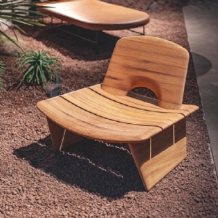 Poltrona Madeira Cave - L:84 X P:74 X A:74 CM