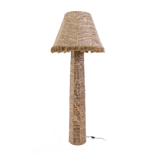 Luminaria Piso Fibra Flor Jacinto Dagua Maya P D57xA119cm