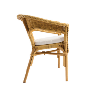 Poltrona Rattan Ojai Natura - L:62 X P:63  X A:78 CM