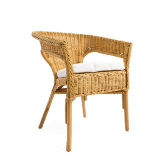 Poltrona Rattan Ojai Natura - L:62 X P:63  X A:78 CM