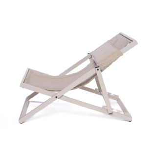 Poltrona Reclinavel Aluminio|Poliester Summer L:59,5 X P:109 X A:91 CM