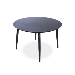 Mesa Jantar Redonda Aluminio Malia Black Ø:120 X A:75 CM