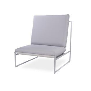 Poltrona Modular Alumínio Simeon L:85 X P:90 X A:90 CM