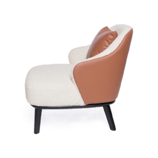 Poltrona Austin White L:68 X P:75 X A:85 CM