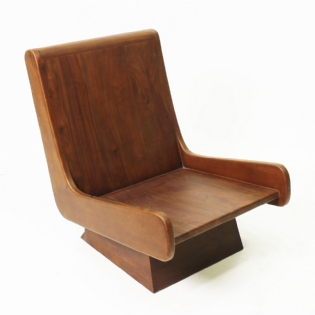 Poltrona Madeira Teca Palawan L62xP73xA80cm