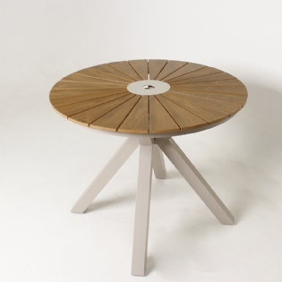 Mesa Redonda Allu|Poliwood Sollar - Ø:90 X A:75 CM