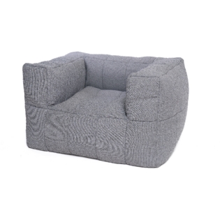 Puff Poltrona Garden Cinza - L:100 X P:90 X A:60 CM
