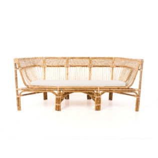 Sofá Rattan Pasir - L:190 X P:70 X A:80 CM