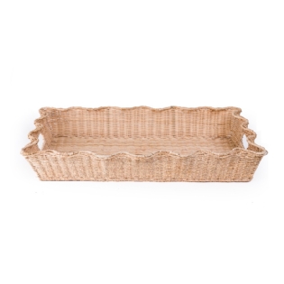 Bandeja Rattan Isabella Giobbi - L:80 X P:40 X A:12 CM
