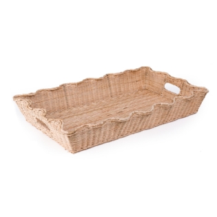 Bandeja Rattan Isabella Giobbi - L:80 X P:40 X A:12 CM