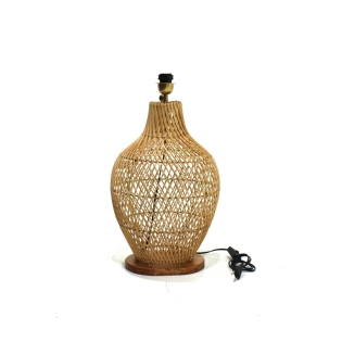 Base Para Abajur Rattan Isabella Giobbi - Ø:30 X A:53 CM