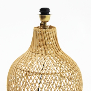 Base Para Abajur Rattan Isabella Giobbi - Ø:30 X A:53 CM